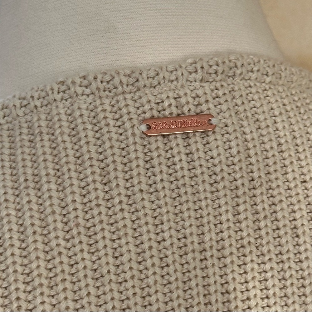 Like New Gardenbelle 100% Organic unbleached cotton oversized Cardigan USA made - Picture 9 of 16